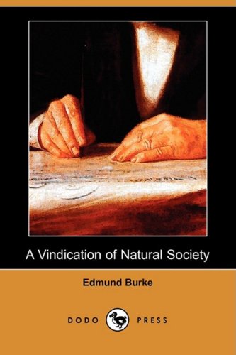 Cover of A Vindication of Natural Society