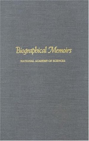 Cover of Biographical Memoirs: V.63 (Biographical Memoirs: A Series)