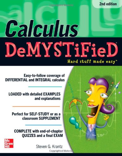 Cover of Calculus DeMYSTiFieD, Second Edition